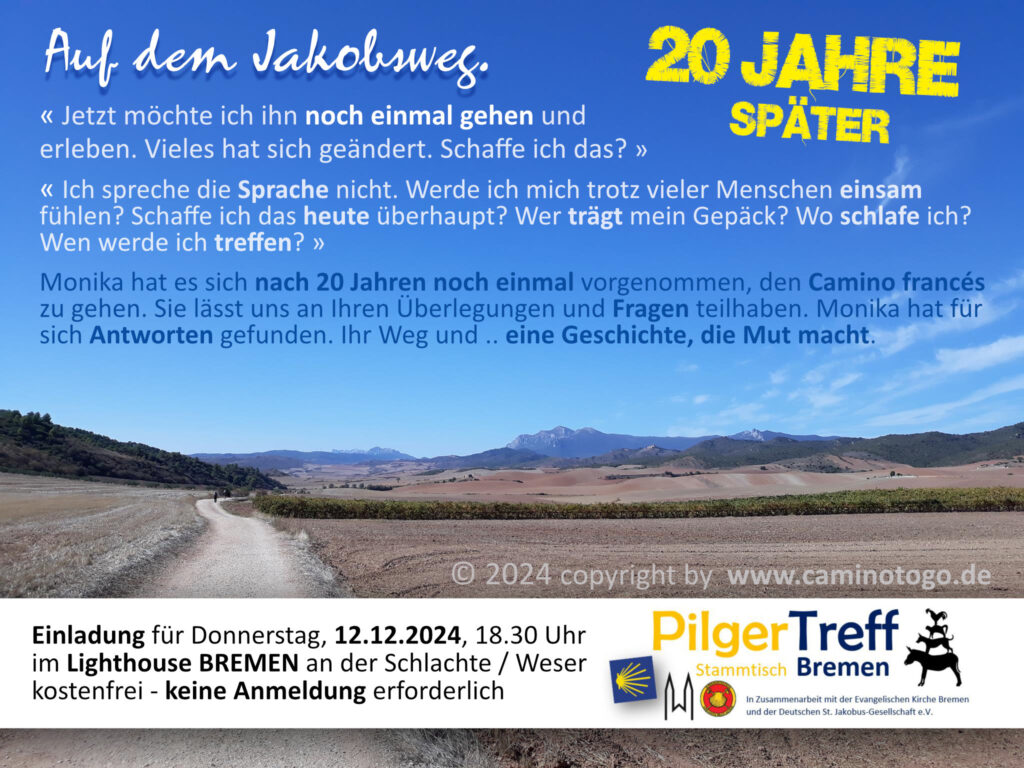 12.12.2024, 18.30 Uhr | PilgerTREFF BREMEN @ Lighthouse Bremen